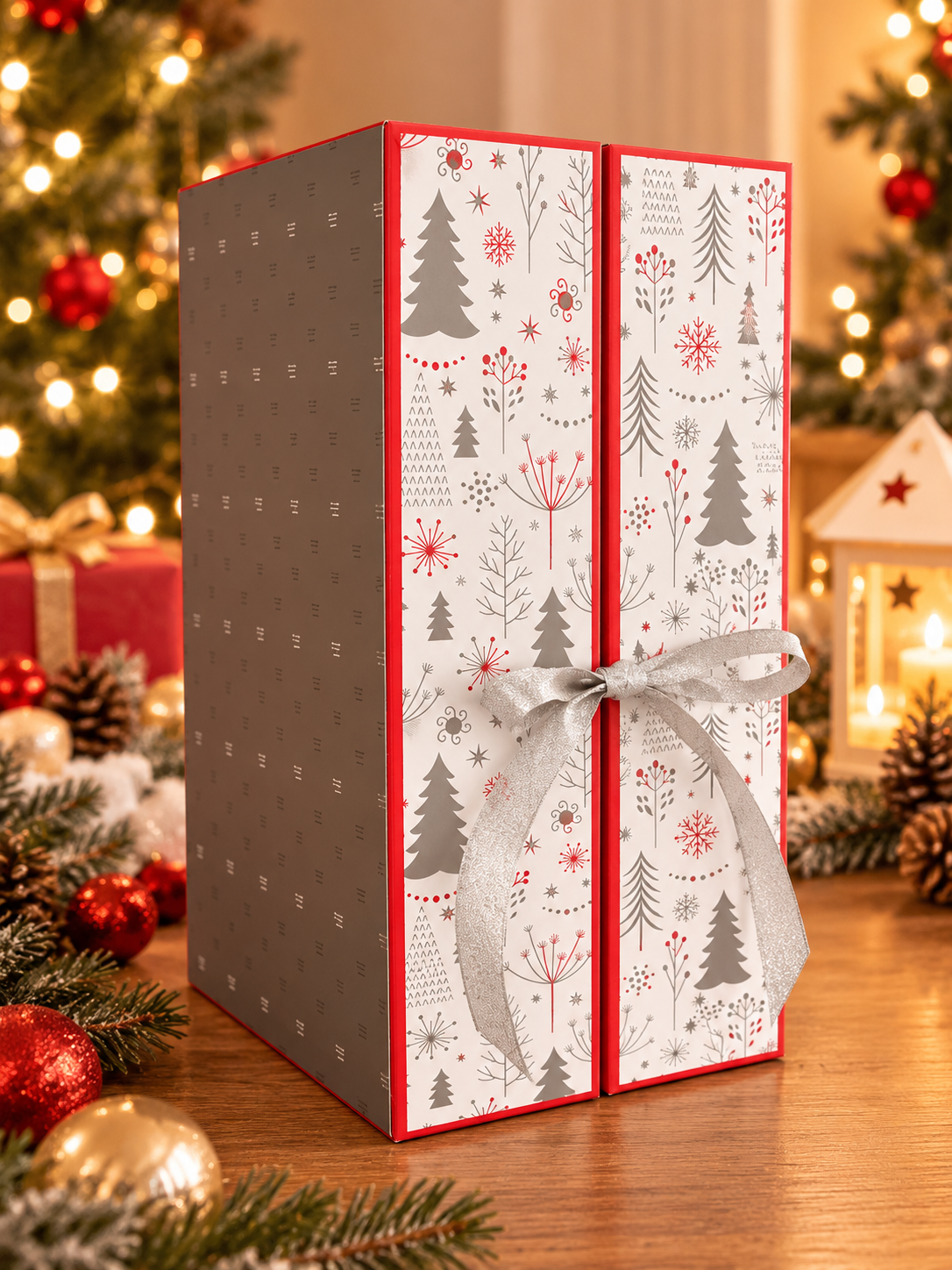Calendrier de l’Avent 24 Cases en Papier Cartonné
