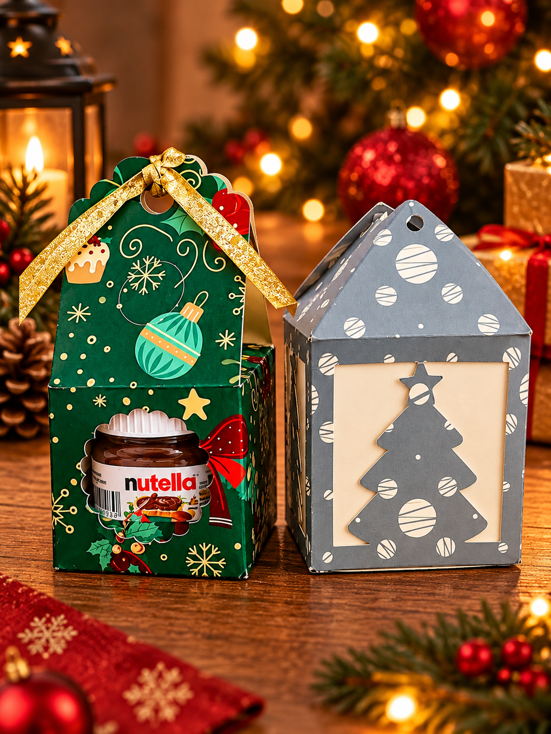Boite cadeau chocolat de noel