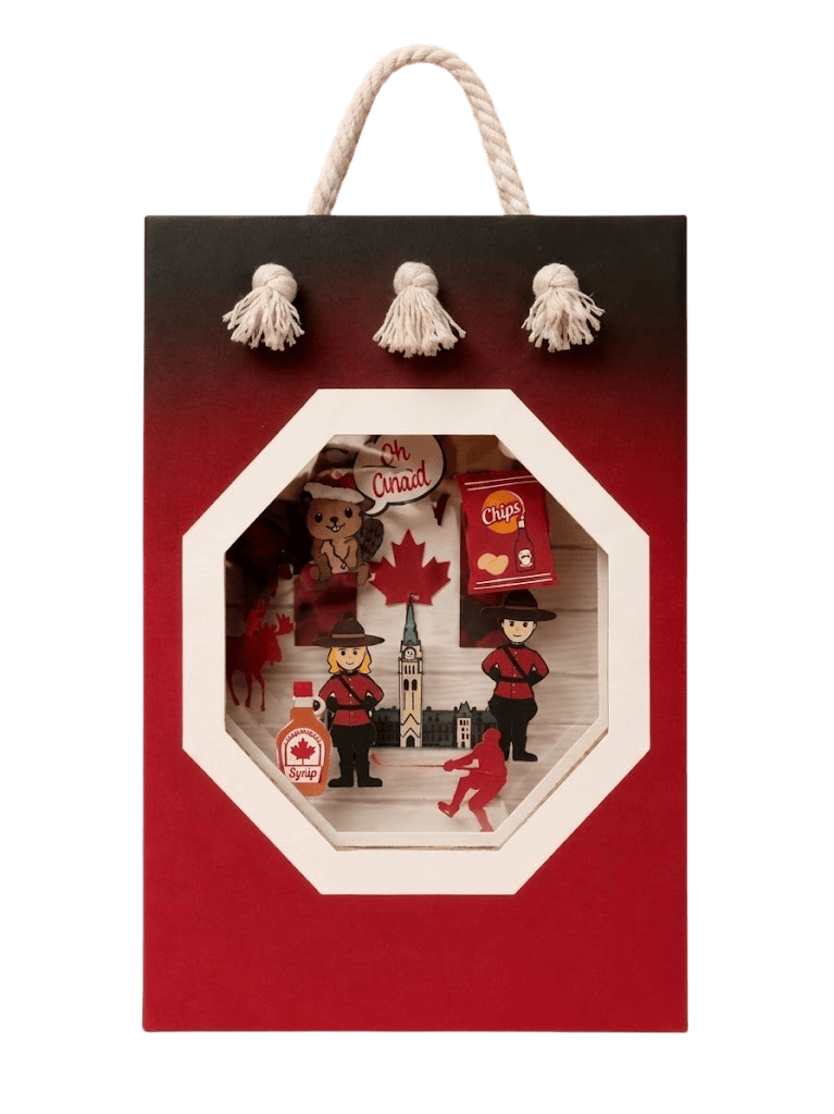 Décorations Anniversaire Canada – Création artisanale en cartonnage